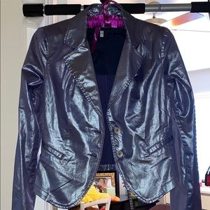 Metallic Armani jeans jacket